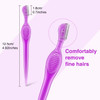 24 Pieces Eyebrow Razor Mini Portable Eyebrow Shaver Multipurpose Face Razors Stainless Steel Makeup Face Care Tools wit