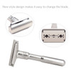 Travel Double Edge Safety Razor River Lake RZ700 Long Handle Adjustable Classic Safety Shaver Razor Razor with Protectiv