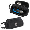 Damero Travel Organizer Men Grooming Storage Bag with Two Compartments for Electronic Shaver Hair Clipper Beard Trimmer