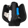 Damero Travel Organizer Men Grooming Storage Bag with Two Compartments for Electronic Shaver Hair Clipper Beard Trimmer