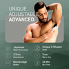 Panasonic Body Hair Trimmer for Men Cordless Waterproof Design VShaped Trimmer Head with 3 Comb Attachments for Gentle F