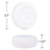 Royal Shave Premium Hard Shaving Soap Puck Refill Lemon Sandalwood Scent 35oz