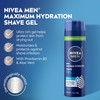 NIVEA MEN Maximum Hydration Shave Gel with Aloe Vera and Provitamin B5 Shaving Gel for Men 7 Oz Can Pack of 3
