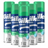 Gillette Series 3X Sensitive Shave Gel Hydrates Protects and Soothes Sensitive Skin 7 Ounce Pack of 6