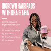 Divine Derriere Smoothing Solution Ingrown Hair Pads Smooth Relieve Soften Skin BHA AHA Ingrown Hair Serum for Razor Bur