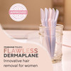 Finishing Touch Flawless Dermaplane Facial Exfoliator and Hair Remover Facial Hair Removal for Women 6 Count