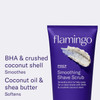 Flamingo Shaving Prep and Post Care Set for Women Smoothing Shave Prep Scrub and Soothing Post Shaving Serum Glow Shave