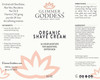 Glimmer Goddess Organic Shave Cream with Aloe Coconut Oil Shea Butter Lavender Lemon 8 oz