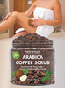 First Botany Cosmeceuticals 100 Natural Arabica Coffee Scrub with Organic Coffee Coconut Shea Butter 20 oz