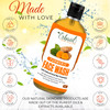 Erbaid Turmeric Face Wash 4oz Clear Skin Liquid Soap 100 Natural Exfoliating Turmeric Facial Cleanser Turmeric Brighteni