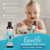 Dr Woods Unscented Baby Mild Liquid Castile Soap Gentle Cleanser with Organic Shea Butter Natural Soap for Sensitive Ski