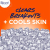Biore Blemish Fighting Ice Cleanser Face Wash with Salicylic Acid Clears and Helps Prevent Acne Breakouts Cools Refreshe