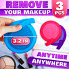 Makeup Remover Cloth Exfoliating Face Scrub 3Pcs Microfiber Cloth Facial Blackhead Remover Reusable Eye Makeup Remover P