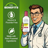 The Natural Dentist Healthy Gums Antigingivitis/Antiplaque Rinse, Adults 12 & Up, Gingivitis Mouthwash, Bleeding Gums Treatment, Safe for Chemotherap