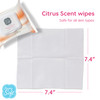 Simply Soft Premium Makeup Remover Towelettes 50 Wipes 2 packs of 25 wipes Citrus Scent Makeup Wipes Hypoallergenic pH B