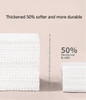OUGEER 70 piecesPack Disposable Cleaning Face Towel Nonwoven Fabric Disposable Wipers Washcloths Makeup Facial Soft Pads