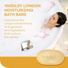 Yardley 78382 Yardley London Oatmeal and Almond Naturally Moisturizing Bath Bar 40 oz Pack of 2