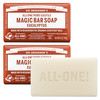 Dr Bronners PureCastile Magic Bar Soaps Made with Regenerative Organic Certified Oils For Face Body Hair Vegan Soap Bars