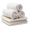 PARADISO Evriholder SoftWeave Exfoliating Wash Cloths DualTextured for Face and Body Pack of 5 White