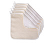PARADISO Evriholder SoftWeave Exfoliating Wash Cloths DualTextured for Face and Body Pack of 5 White