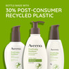 Aveeno Positively Radiant Brightening Facial Cleanser for Sensitive Skin Targets Dull Skin Moisture Rich Soy Extract Non