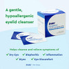 Bruder Hygienic Eyelid Cleansing Wipes RinseFree Exfoliating Wipes Remove Excess Oil and Debris from Eyelids Lashes Remo