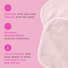 ERASE YOUR FACE Makeup Remover Cloths Reusable Microfiber Face Towels to Cleanse Remove Makeup Water Activated DualSided