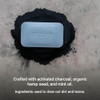 The Grandpa Soap Company Charcoal Bar Soap With Activated Charcoal Hemp Seed and Mint Oil Detoxifies Draws Out Dirt and