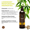 Earthly Body Hemp Seed Bath Shower Gel Guavalava Scent 8 oz Moisturizing Formula with Hemp Seed Oil Chamomile Hydrolyzed