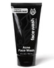 Black Wolf Salicylic Acid Acne Face Wash for Men Charcoal Facial Cleanser Exfoliator for Oily Skin Gentle Daily Face Exf