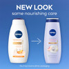 NIVEA Refreshing White Peach and Jasmine Body Wash with Nourishing Serum Scented Body Wash for Women Enriched with Provi