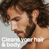 ATTITUDE 2in1 Body Wash and Hair Shampoo EWG Verified Shower Gel Dermatologically Tested Made with Naturally Derived Ing