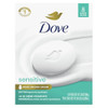 Dove Beauty Bar Soap Sensitive 8 Bars for Sensitive Skin Fragrance Free and Hypoallergenic 375 oz