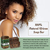 Its Pure Natural African Black Soap Bars with Tea Tree Pack of 3 Organic Raw Soap for Face Body Acne Treatment Dark Spot