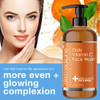 Dermedicine Daily Vitamin C Face Wash SuperCharged wMarine Plant Extracts Retinol Cleaner Works to Help as Cleanser Brig