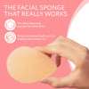 IMPRESA Facial Sponge Daily Deep Cleansing Face Scrubber Gentle Exfoliating Pads for Dead Skin Removal Reusable Face Scr