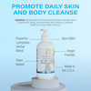 Bruizex Lymphatic Drainage Shower Gel Natural Herbal Body Wash for Healthy Lymph Flow Body Detox Post Manual or Tool Lym