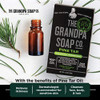 Pine Tar Bar Soap by The Grandpa Soap Company The Original Wonder Soap 3in1 Cleanser Deodorizer Moisturizer 425 Oz Each