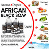 Raw African Liquid Black Soap 32 oz 100 Natural soap for Acne Eczema Psoriasis and Dry Skin Scar Removal Face And Body W