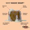 GHAR SOAPS Sandalwood Saffron Magic Soaps For Bath Paraben Free Chandan Kesar Bath Soap Handmade Soaps For Glowing Skin