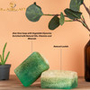 Natural Loofah Bar Soap for Men Women with Rice Handmade Exfoliating Luffa Bar Soap Great Soap for Hands Face Body Clean