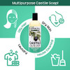Vermont Castile Soap Peppermint Gentle Liquid Soap for Sensitive Skin Natural Body Wash Organic Hair Shampoo for Oily Ha