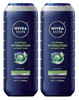 Nivea Men Maximum Hydration 3in1 Body Wash 169 fl oz Pack of 2
