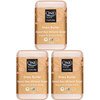 One With Nature Dead Sea Salt Shea Butter Soap 7oz 3Pack Purifying and Exfoliating Soap Bar with Dead Sea Minerals for F