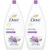 Dove Body Wash Relaxing 2Pack Jasmine Coconut Milk for Softer Smoother Skin 152 Oz Ea