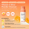 Hanskin Vitamin C Glow Powder Cleanser Korean Brightening Exfoliating Face Wash Papaya Enzyme Vitamin C for Radiant Smoo