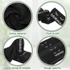 Shimeyao 13x13 Inch Black Makeup Towels Bulk Reusable Makeup Washcloths for Face Facial Remover Washcloths Absorbent Cot