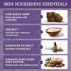 Dr Woods Raw Liquid Black Soap with Pump Body Wash for Men and Women Gentle Exfoliant Natural Cleanser for Face Hands an