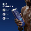 NIVEA MEN Cool Body Wash Icy Menthol and Yuzu Scent 3in1 Mens Body Wash Face and Hair Paraben Free pHSkin Friendly 169 F