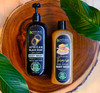 Mens Body Wash with Menthol Eucalyptus 32 Fl Oz All Natural 3In1 Body Scrub and Liquid Soap for Gentle Cleansing Vegan F